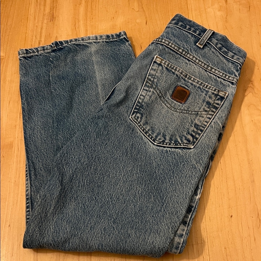 Distressed Carhartt Straight Leg Jeans 32x30